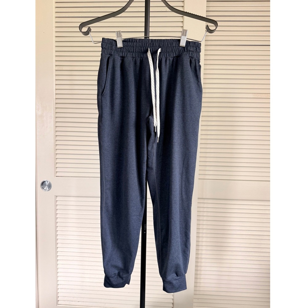 Vuori Performance Joggers Heather Charcoal Grey Slim Fit Stretch Pants XS